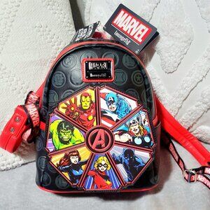 NWT Avengers Loungefly Backpack - Glow in the Dark!